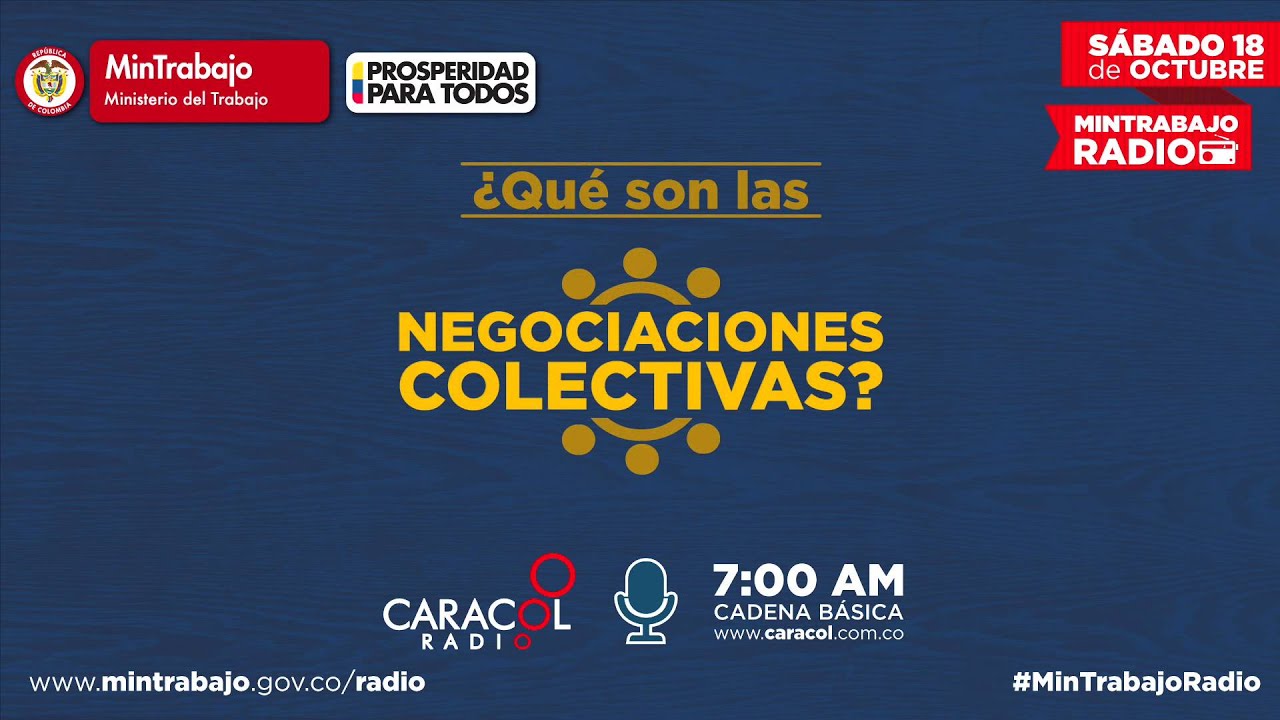 ¿Qué es la Negociación Colectiva? - Caracol Radio - El Trabajo Como Debe Ser