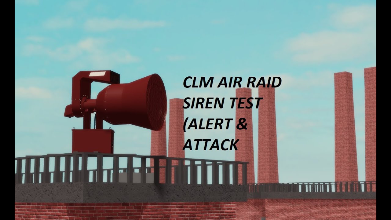 Canadian CLM Air Raid Siren (ATTACK & ALERT)