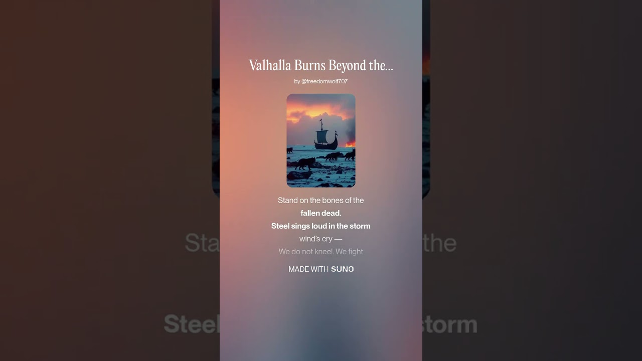 Valhalla Burns Beyond the Flame   By Blaze Reed