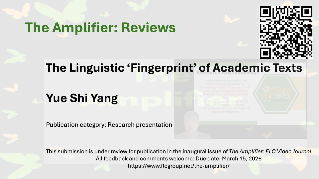 The Linguistic ‘Fingerprint’ of Academic Texts (Version under review)