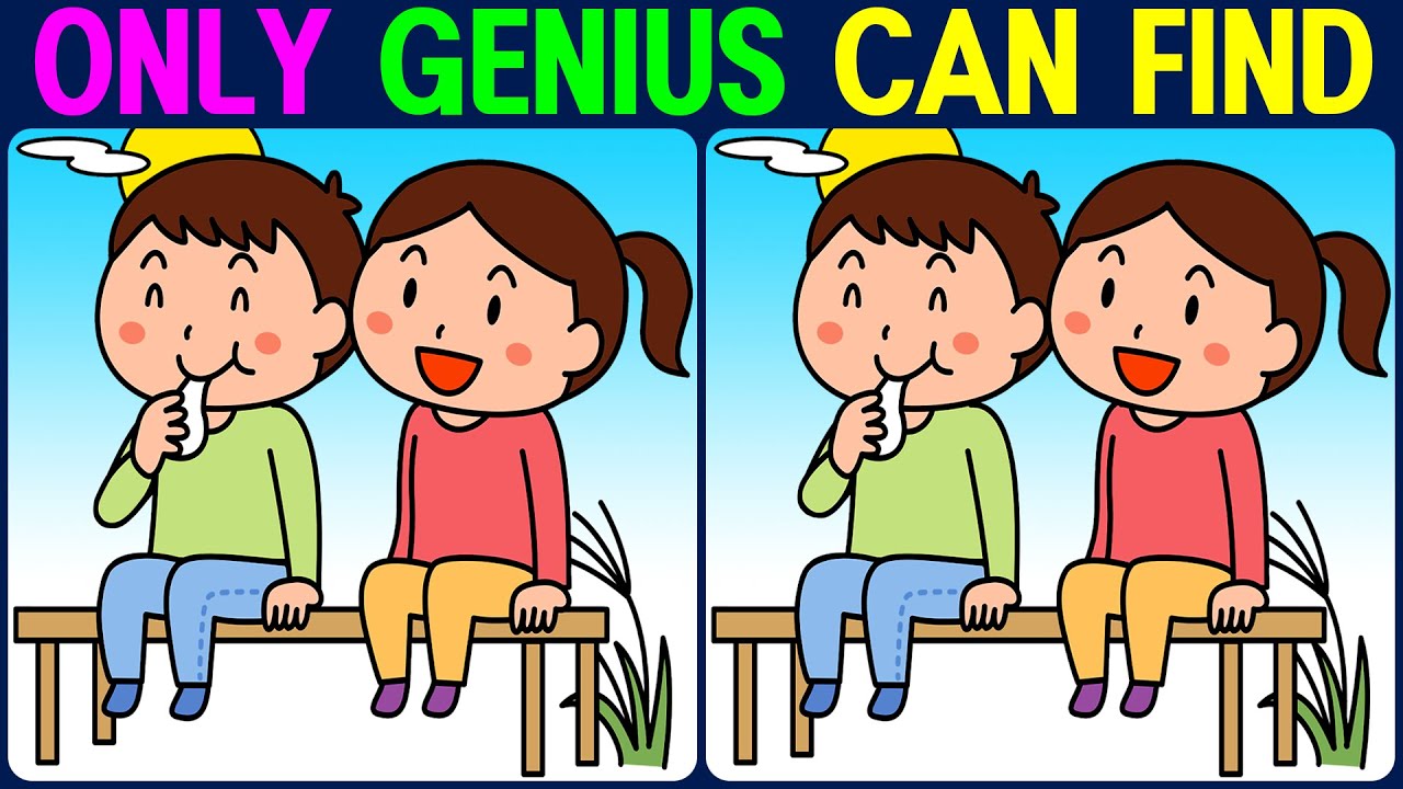 【Find the Difference】 Only Genius Can Spot The Difference!