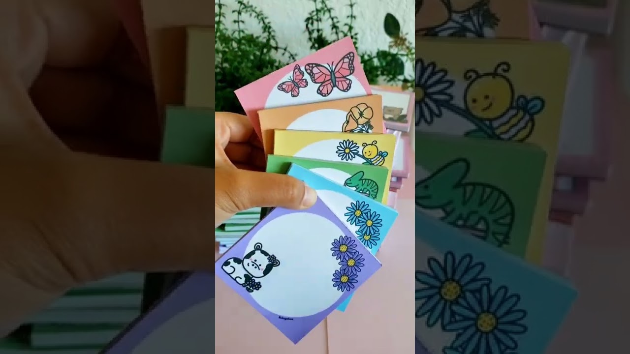 Mini Rainbow Memo Pads