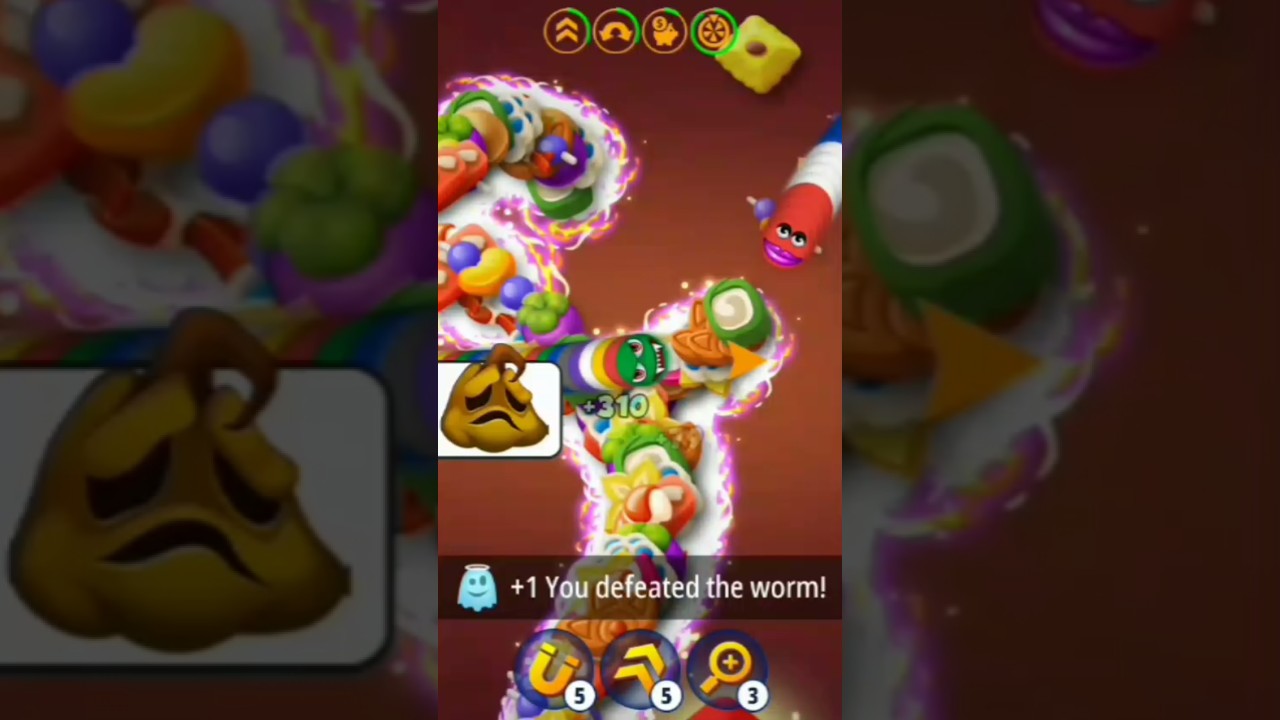 🐍wormszone.io | Snake game | 🔥 viral videos | Rajesh Bhai 99 #bigsnakegame #gaming