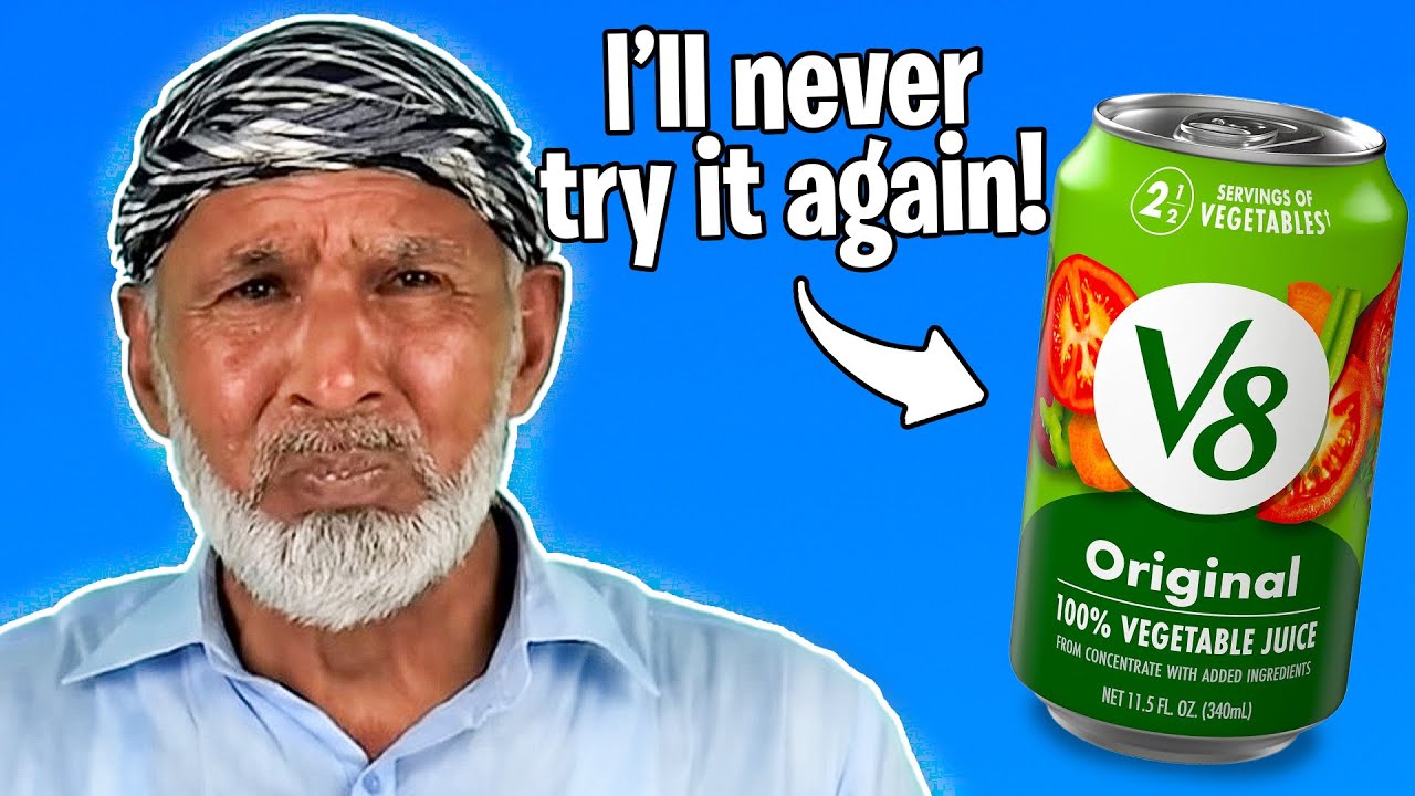 Tribal People Try American Drinks for The First Time