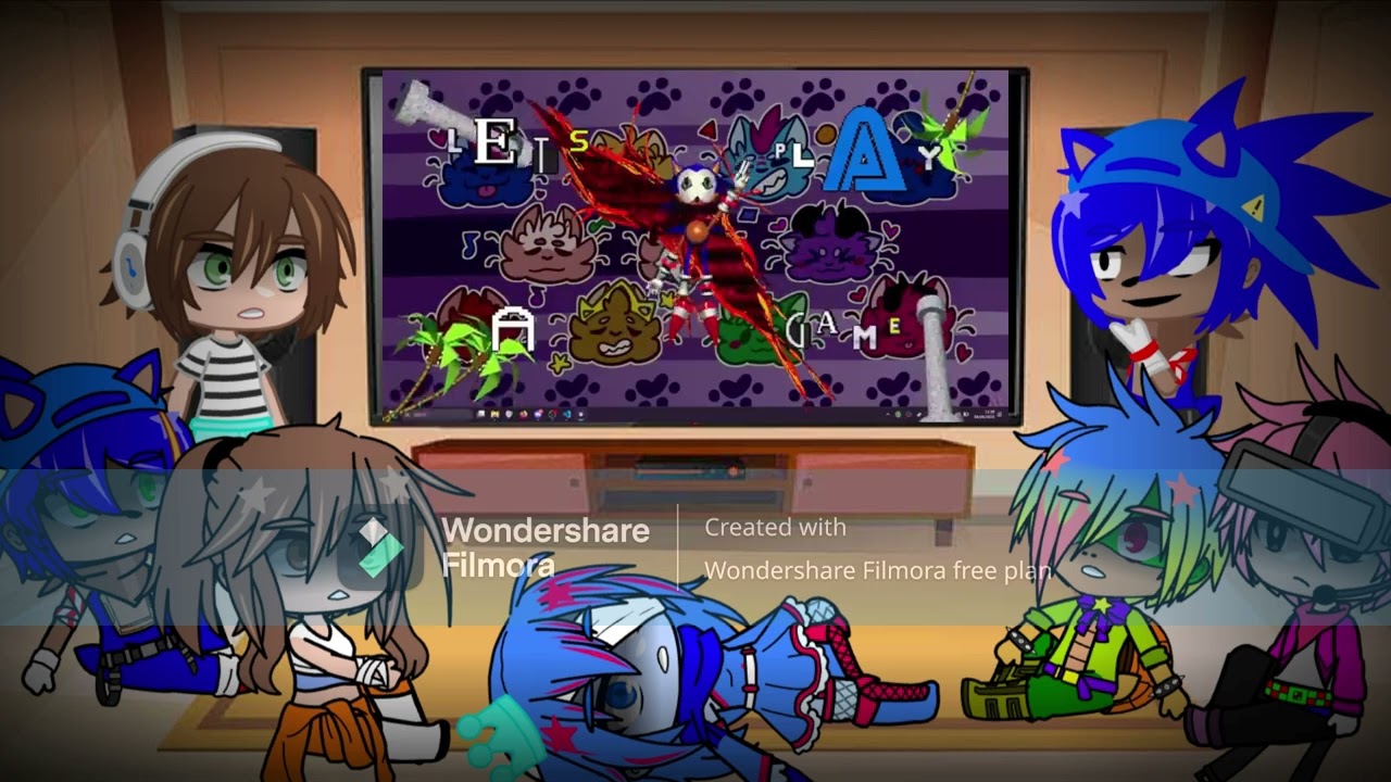 (500 sub special) Fandoms react to Trinity Encore (FNF VS Rewrite - Round 2)