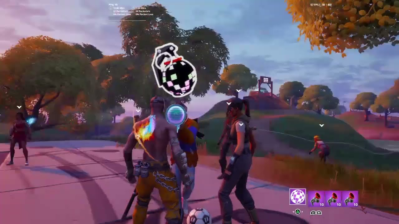 Emote battling with Psycho bandit in Party Royale