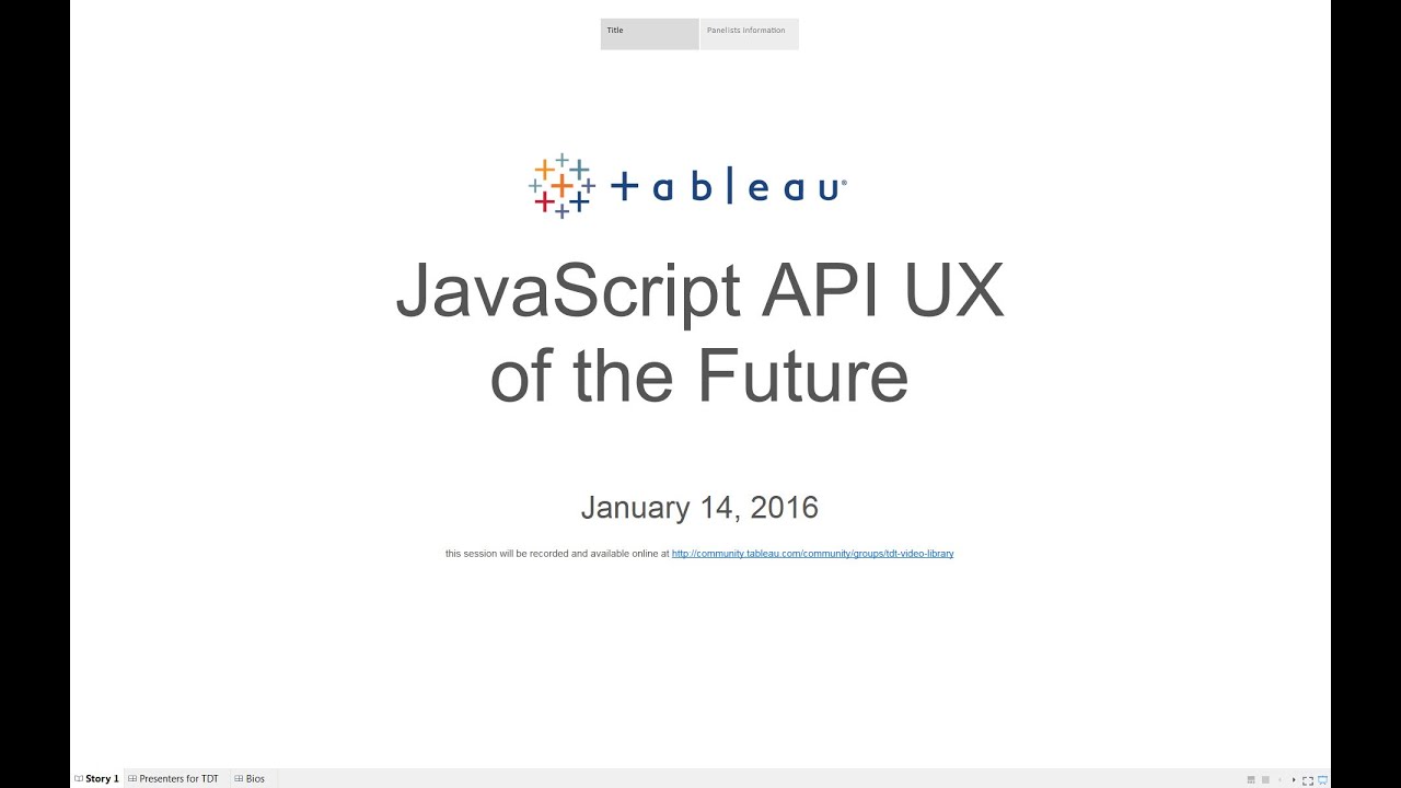 Think Data Thursday: JavaScript API UX of the Future