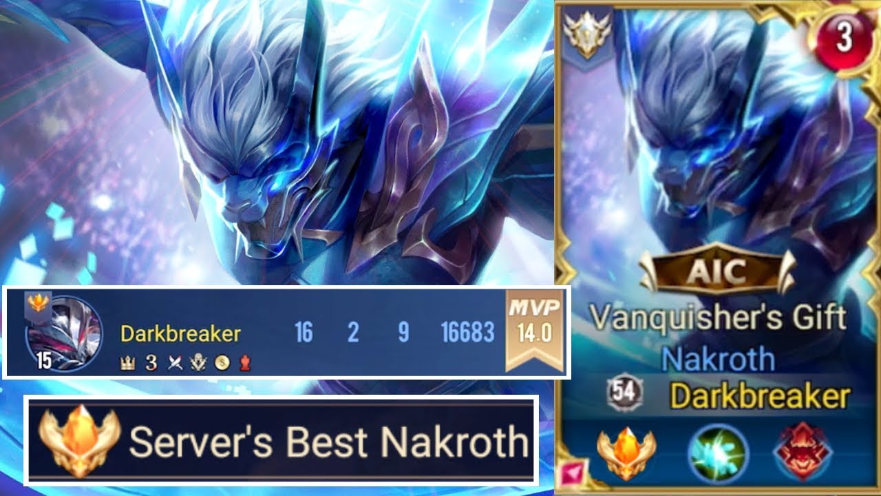 TOP NAKROTH 16 KILLS 1V9 - BEST NAKROTH Gameplay | AoV | 傳說對決 | RoV | Li&ecirc;n Qu&acirc;n Mobile