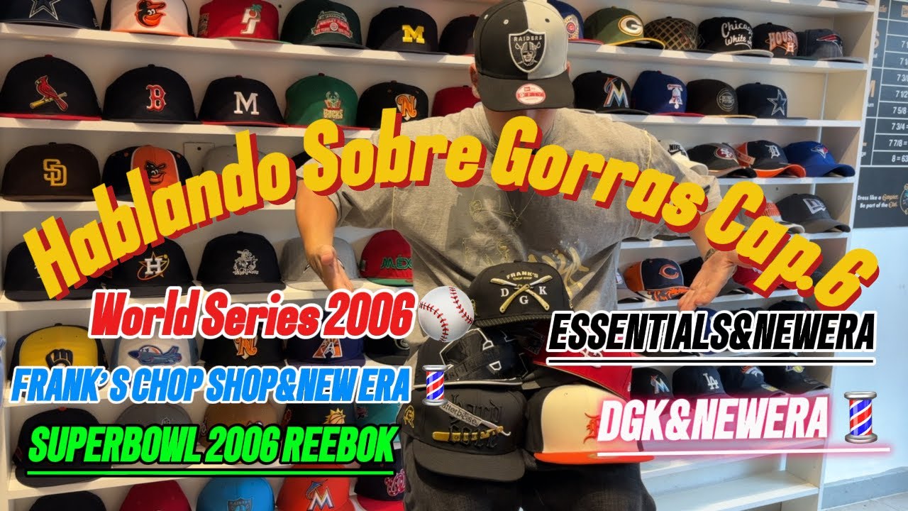 Ediciones especiales DGK🛹, Frank’s chop shop 💈, Essentials&Newera, Súper bowl y World series 🙌🏻