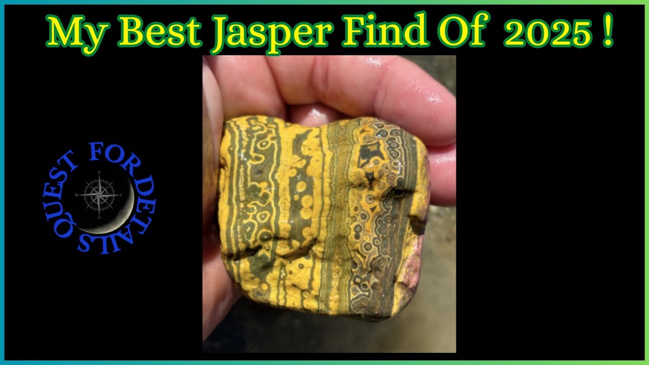 My Best Jasper Find Of 2025 ! Rockhounding A Star Map ! Se 9 Ep 43 Vid# 1,244 By: Quest For Details