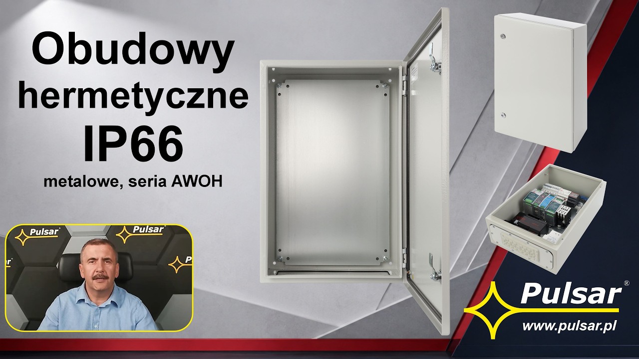 Obudowy hermetyczne, metalowe na zewnątrz IP66 - seria AWOH