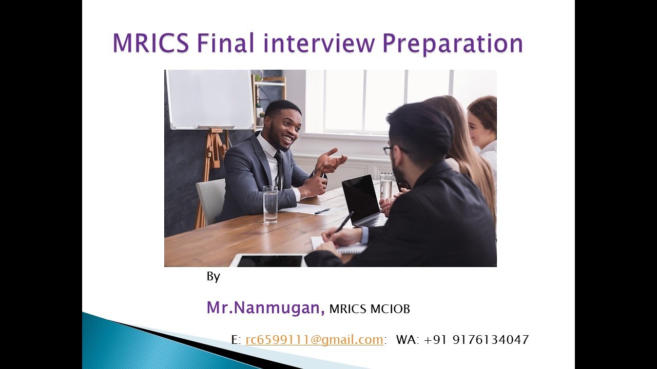 RICS Final Interview Preparation Tips | Nanmugan MRICS MCIOB | how to Prepare MRICS Final APC