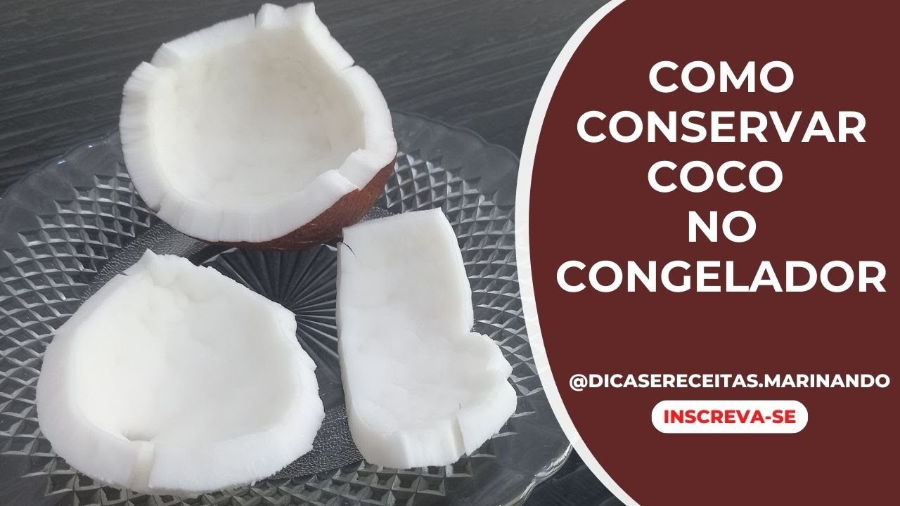 COMO CONSERVAR COCO NO CONGELADOR