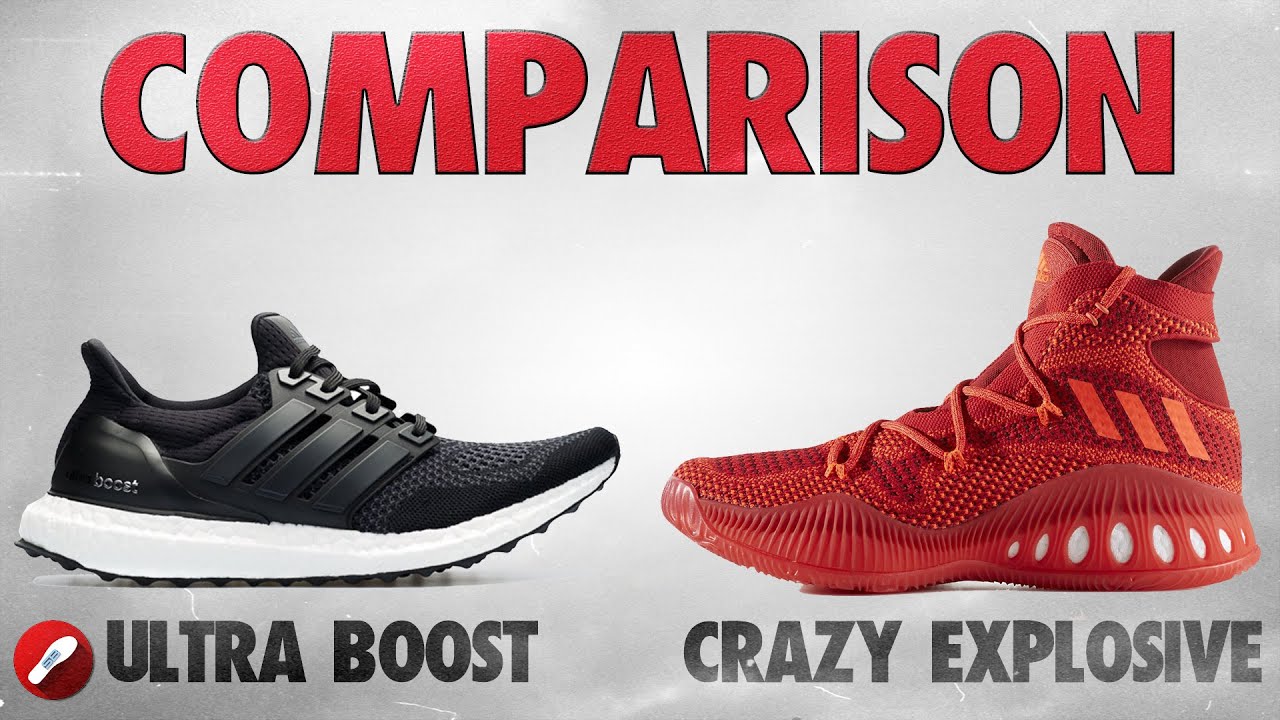 Adidas Ultra Boost & Adidas Crazy Explosive Comparison!