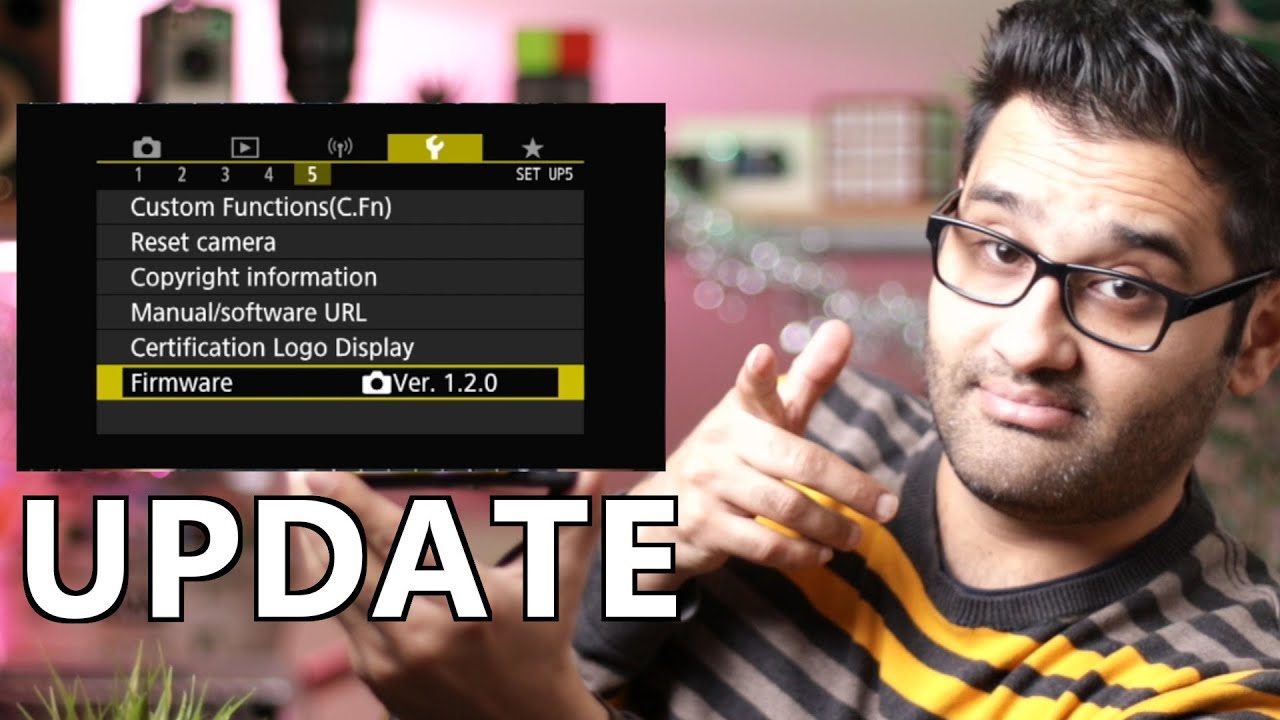 How to update your Canon camera firmware