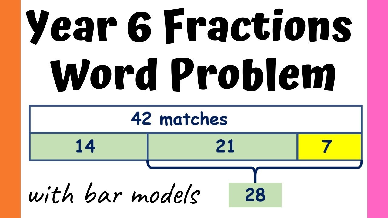 Year 6 Fractions Word Problem