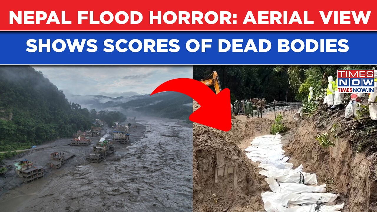 Nepal Flood Horror: Aerial Footage Shows Scary Numbers Of Dead Bodies Being Carried For Burial