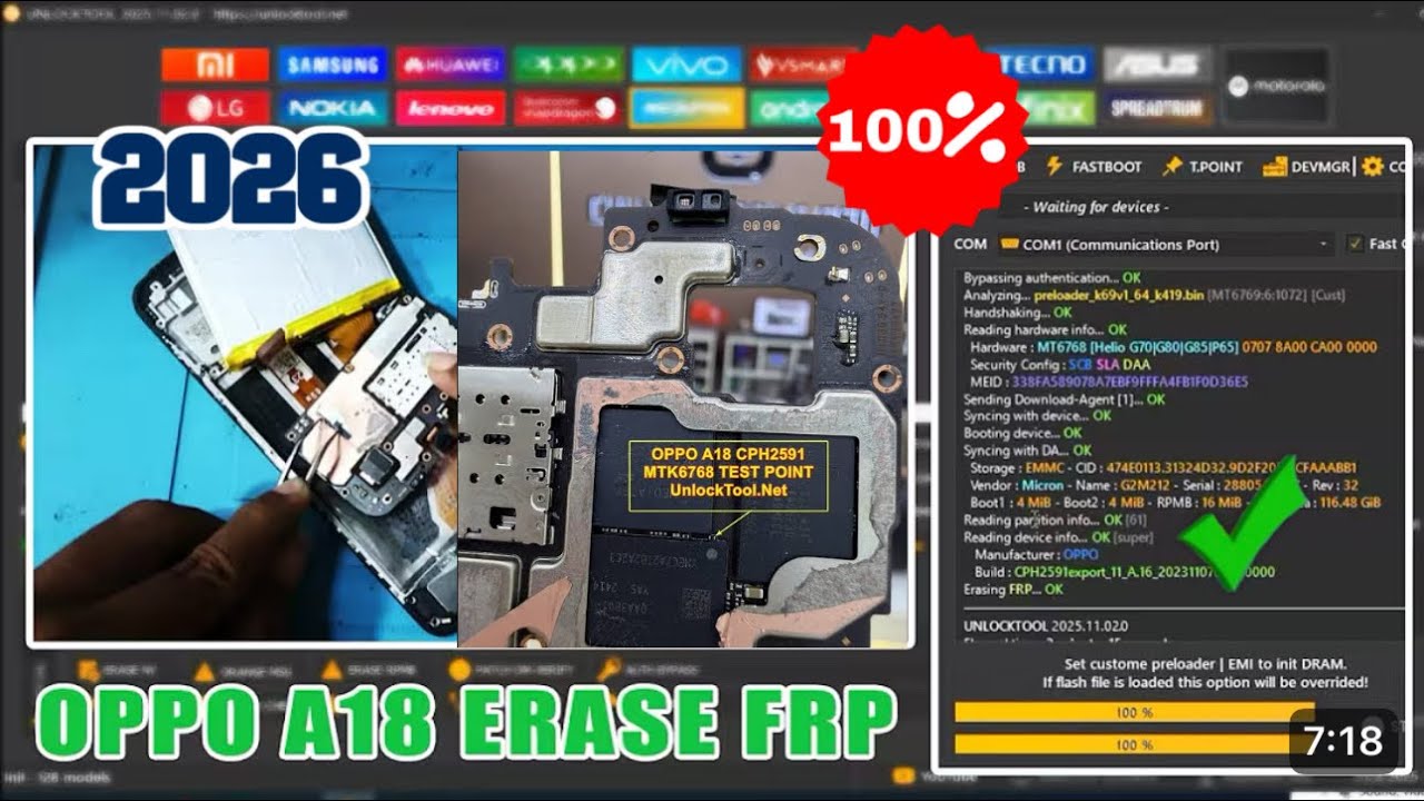 Oppo A18 (CPH2591) Frp Bypass | Android 15  Frp Unlock tool 2026