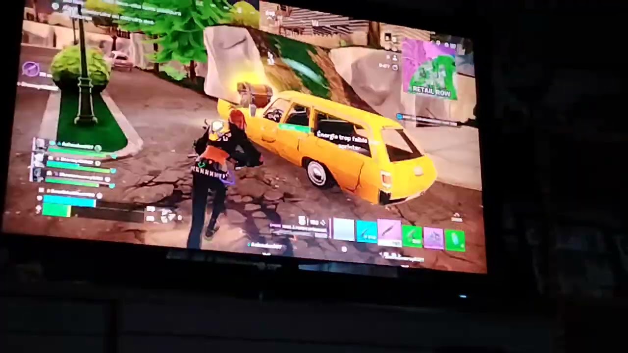 Je joue à fortnite Zéro Construction en Classé en Squad  