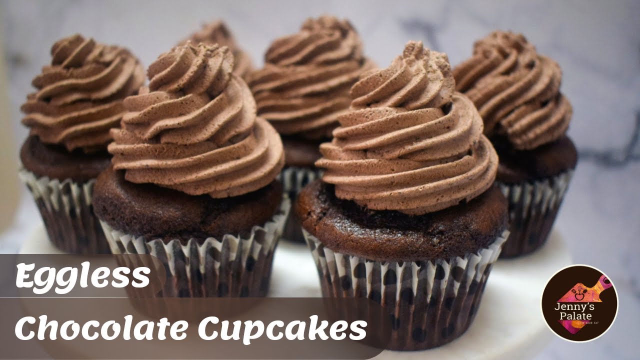 Eggless Chocolate Cupcakes Without Butter | Soft and Moist Chocolate Cupcakes | Eggless Cupcakes
