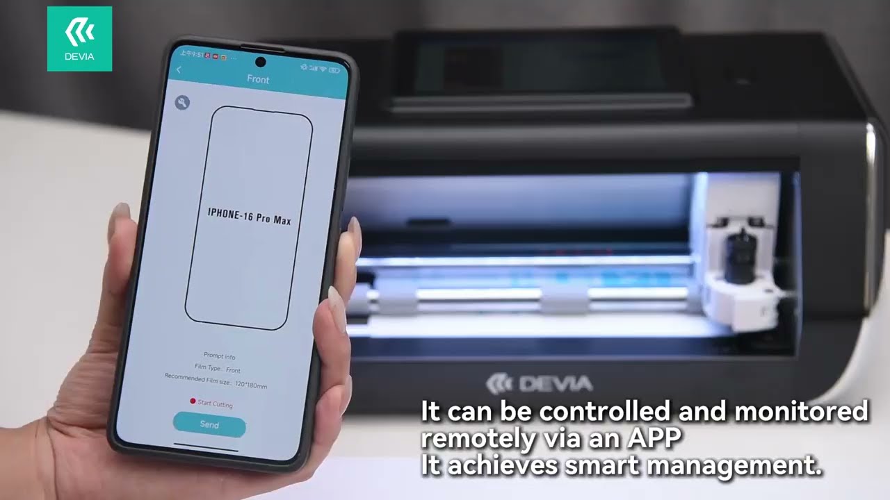 Devia - Mini Ultra 5G - Intelligent Screen Protector Plotting Machine With Touch Screen