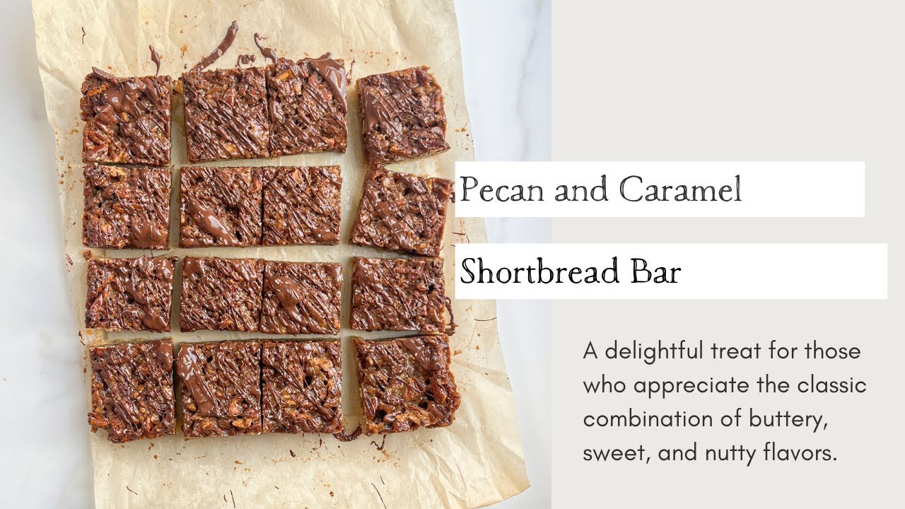 Pecan and Caramel Shortbread Bars: A Delectable Layered Dessert | Cooking with Zahra