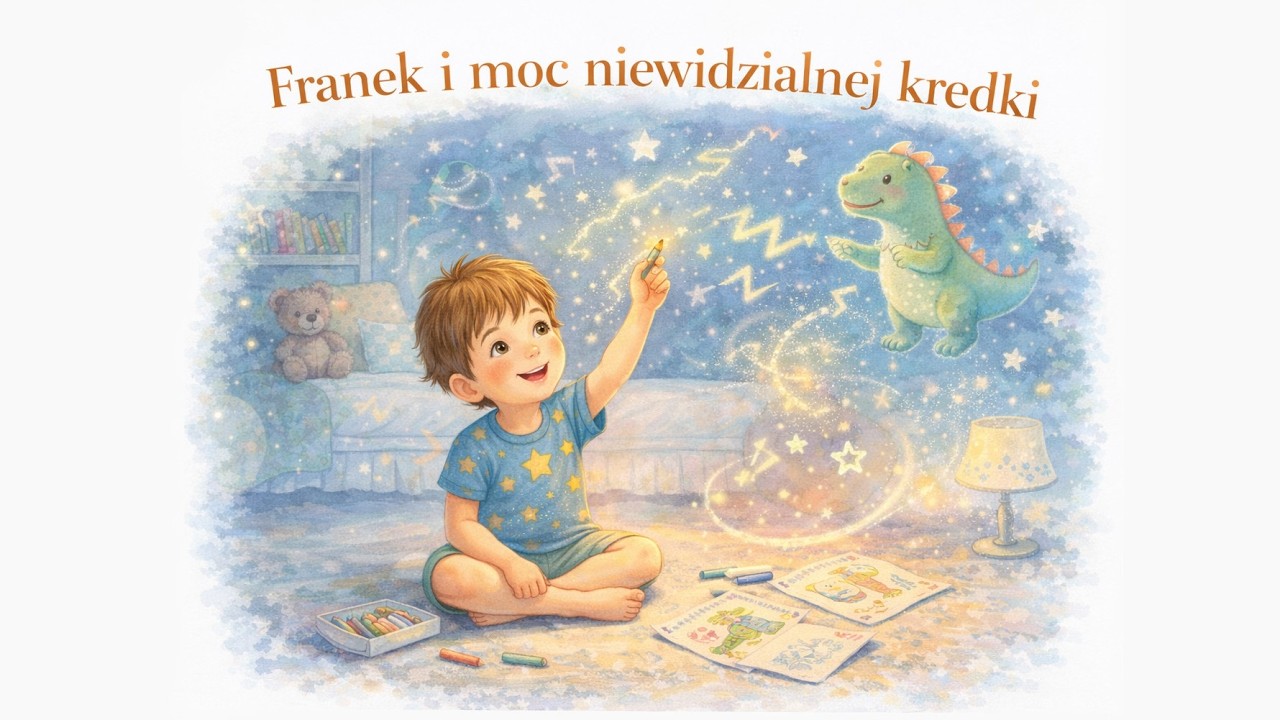 Franek i moc niewidzialnej kredki |Audiobajka o granicach i odwadze | Bajka terapeutyczna dla dzieci