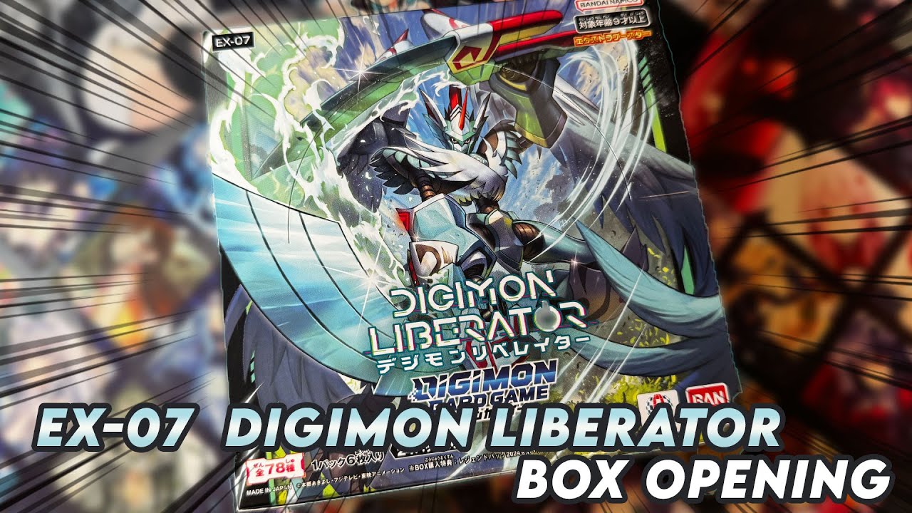 EX-07 Digimon Liberator Box Opening (Digimon Card Game)