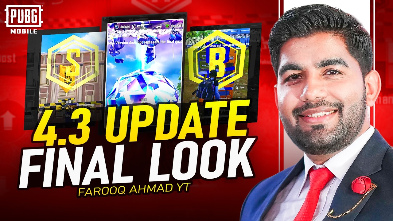 PUBG MOBILE 4.3 Final Look | 🔥 PUBG MOBILE 🔥