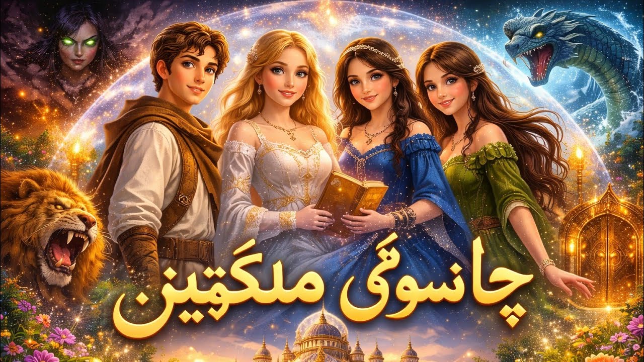 چار سوئی ہوئی ملکہیں 🌙 | The Four Sleeping Queens | Urdu Fantasy Moral Story |