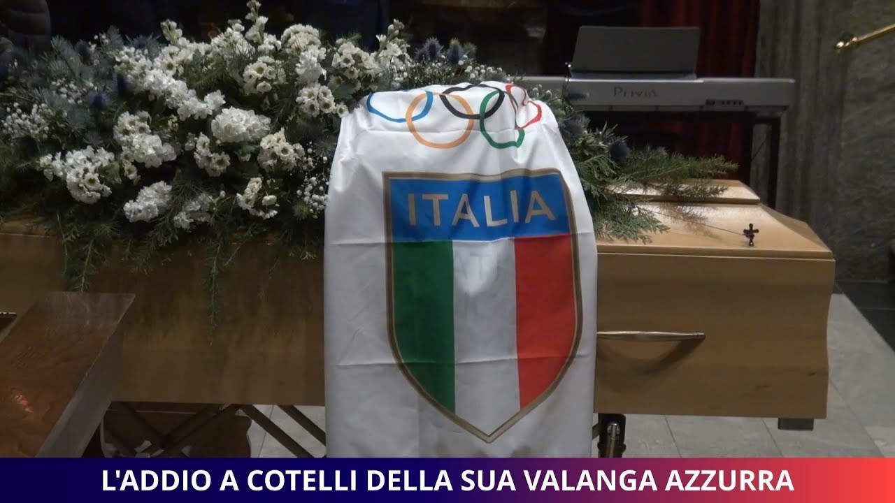 L'addio a Cotelli dalla sua Valanga Azzurra