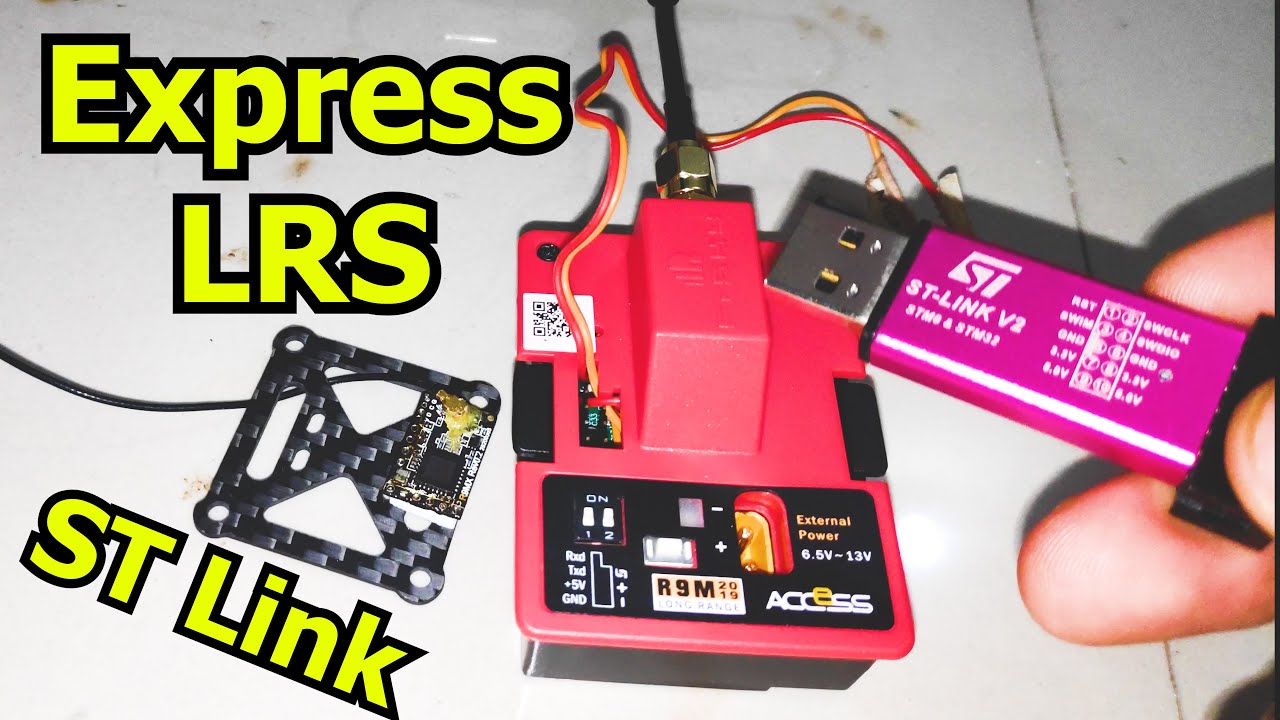 Installing ExpressLRS on Frsky R9M using ST Link Utility | In Depth Tutorial