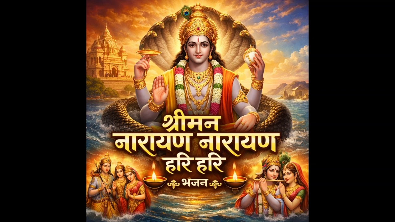 श्रीमन नारायण नारायण हरि हरि | मधुर विष्णु भजन | श्री हरि नाम संकीर्तन