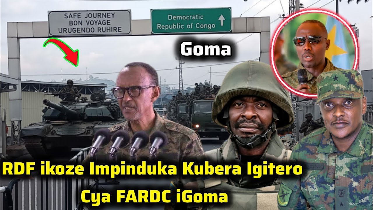 RDF Irabikoze🚨Kigali Ivuze Ku Iraswa Ry'Abayobozi Ba M23 iGoma | Amakuru Mashya