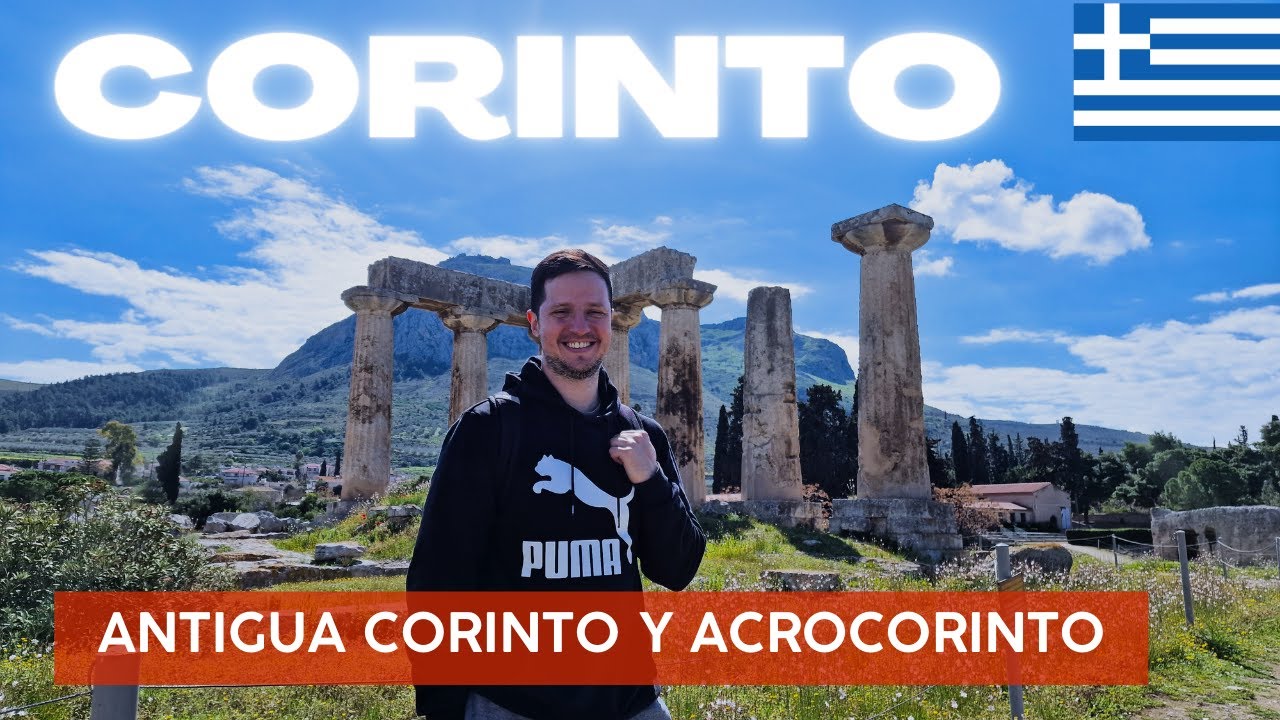 CORINTO 🇬🇷 4K | Antigua GRECIA 🏛️ Sitio Arqueológico + Acrocorinto + HISTORIA (Alejandro + Diógenes)