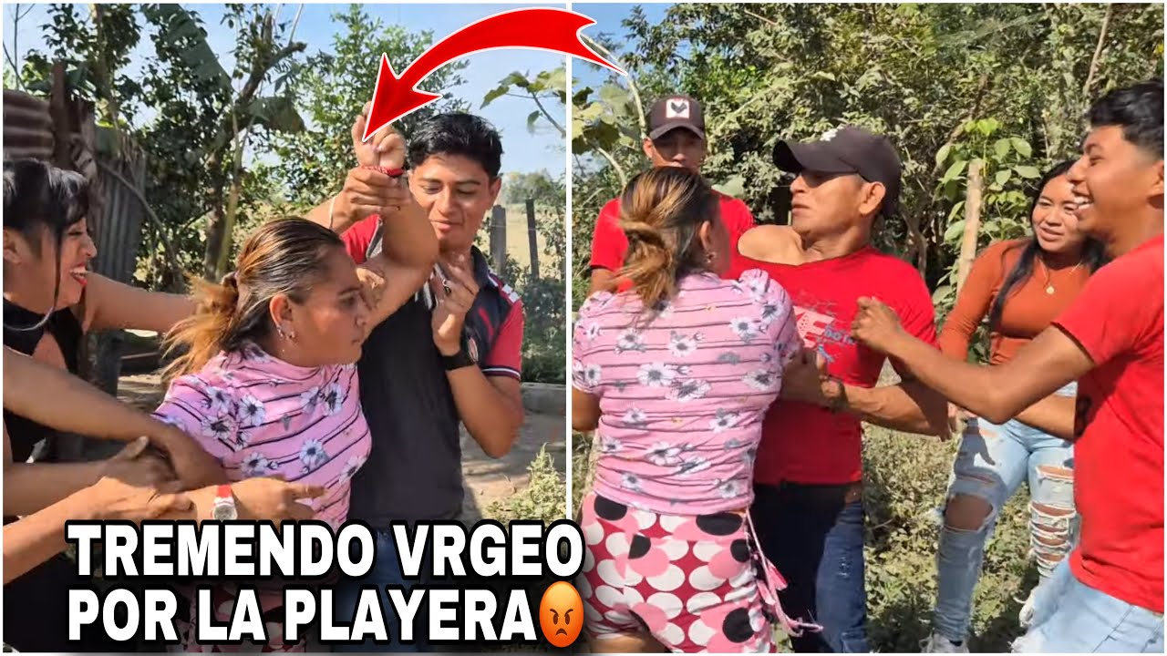Ingrid le regaló una playera a trucha y él la modela frente a Chentia se la quería romper ￼😡