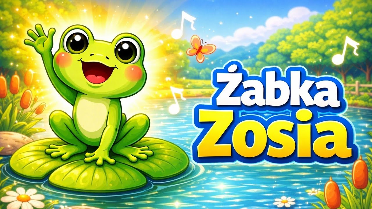 ŻABKA ZOSIA - PIOSENKA DLA DZIECI O ŻABCE