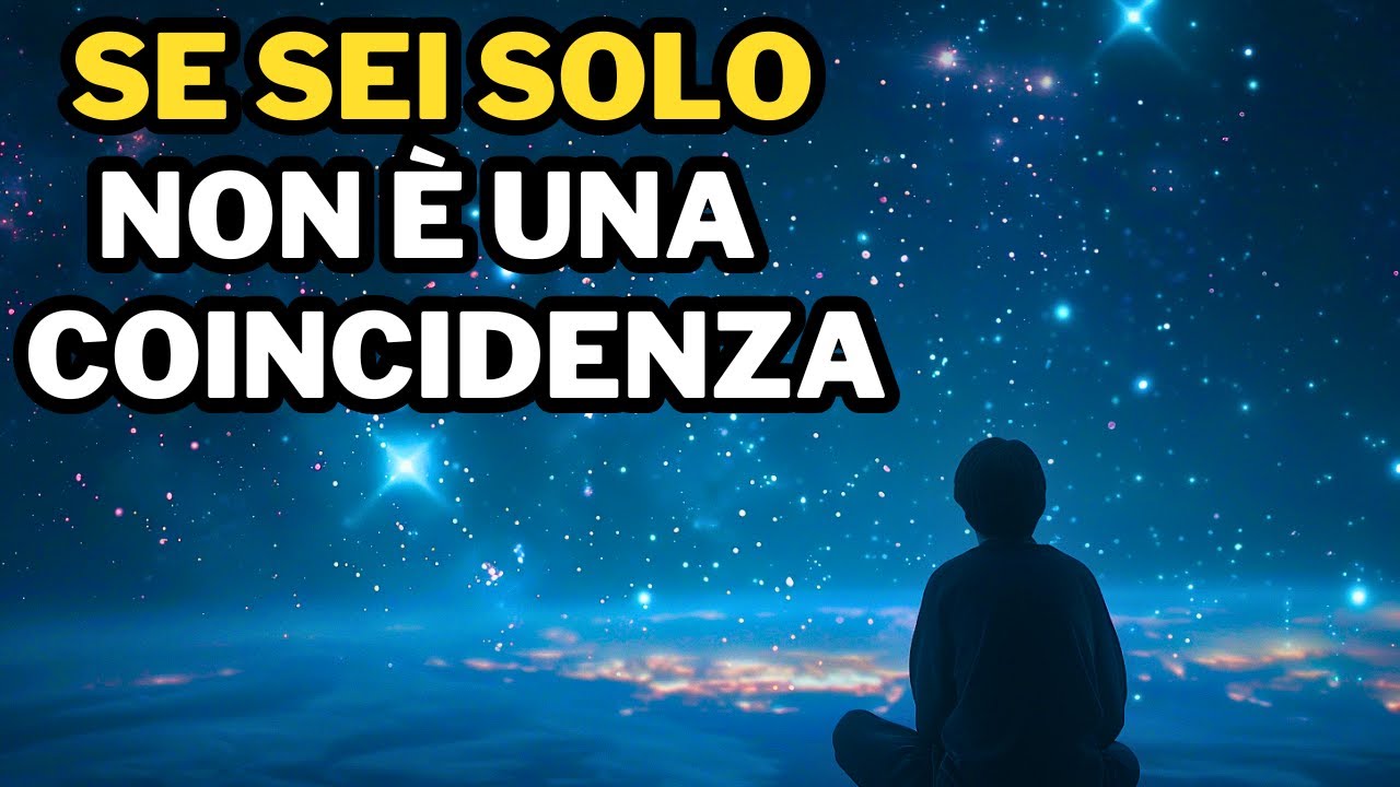 C'&egrave; un Segnale dell'Universo nel Tuo Isolamento: Sei Stato Scelto per Questo