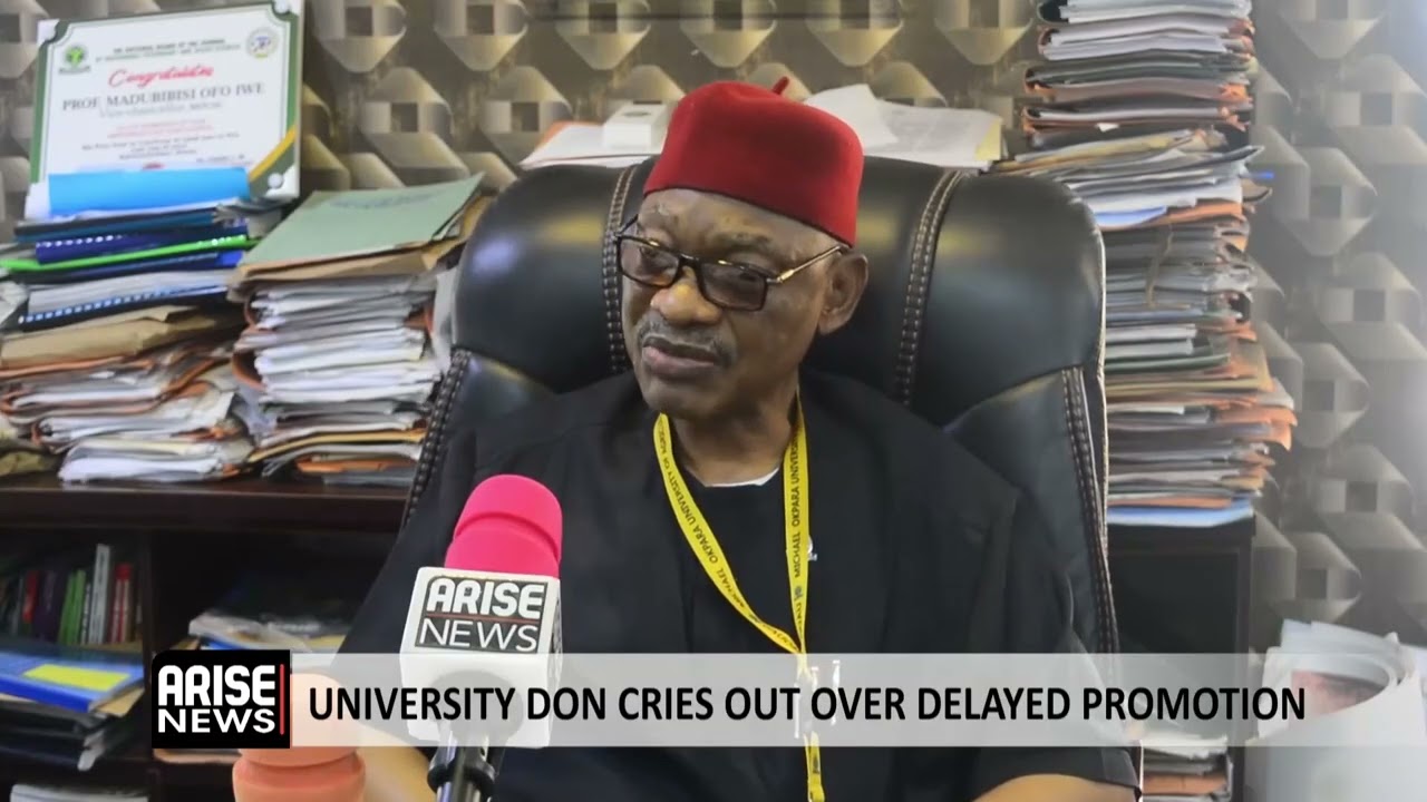 UNIVERSITY DON CRIES OUT OVER DELAYED PROMOTION