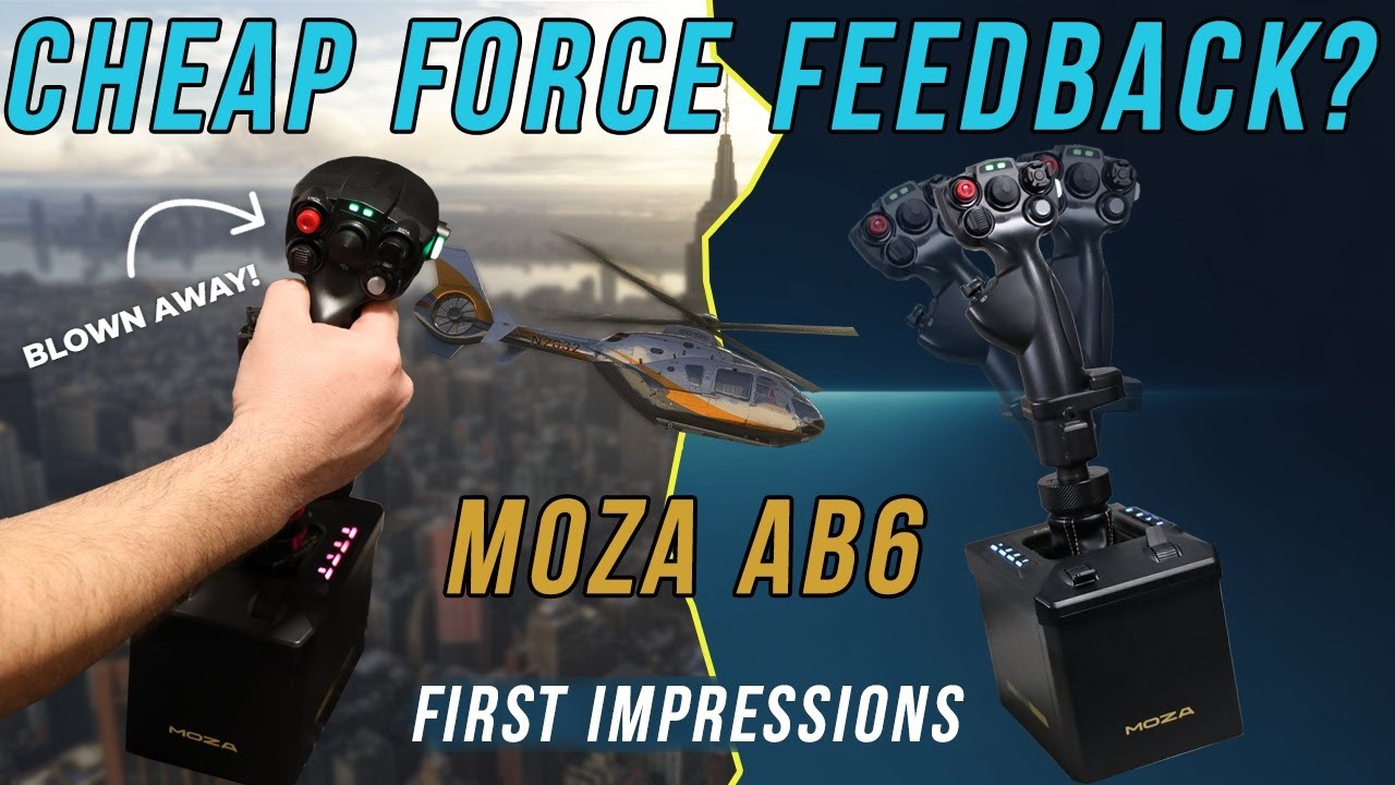 MOZA AB6 — этот джойстик с силовой обратной связью поразил меня в MSFS 2024