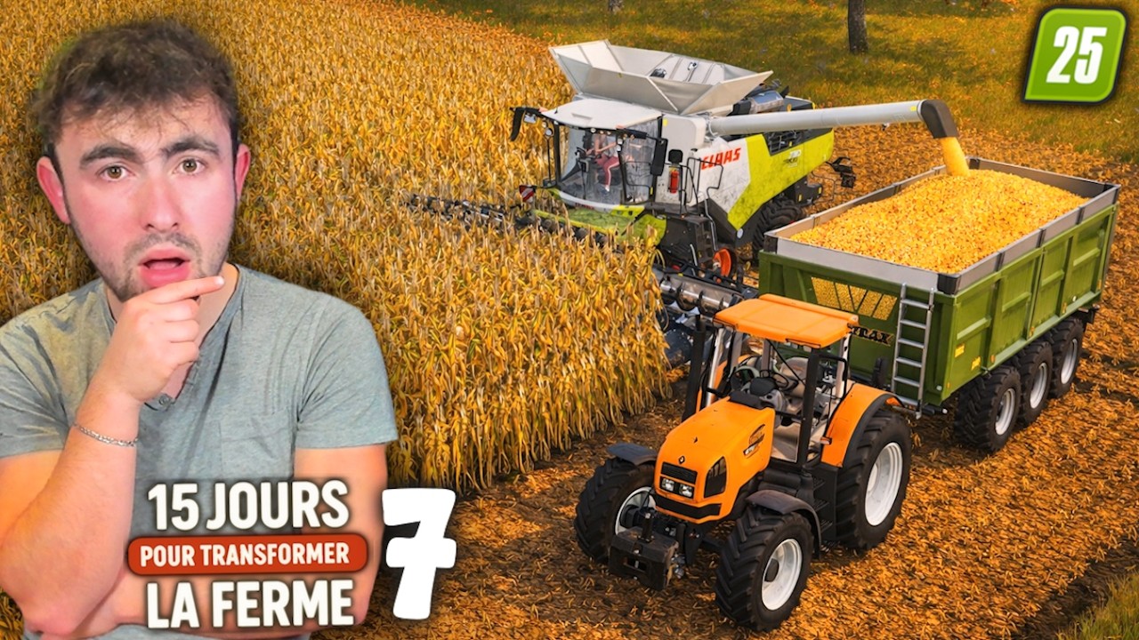 CETTE MOISSON VA NOUS RAPPORTER GROS !😲(15 Jours Pour Transformer Cette Ferme)🕒