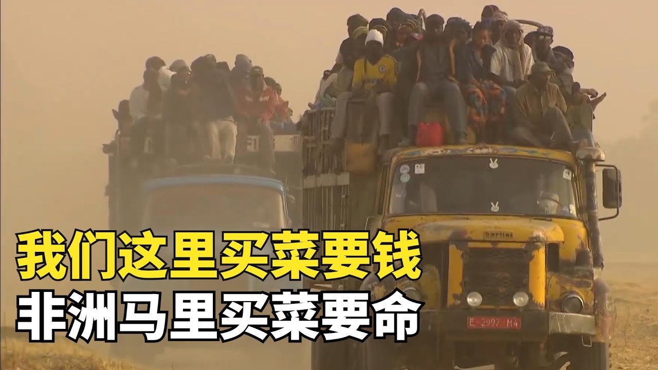 非洲馬裏玩命道路，出門買菜連呼吸都困難，50°高溫漫天沙塵路|免費紀錄片|短紀錄片