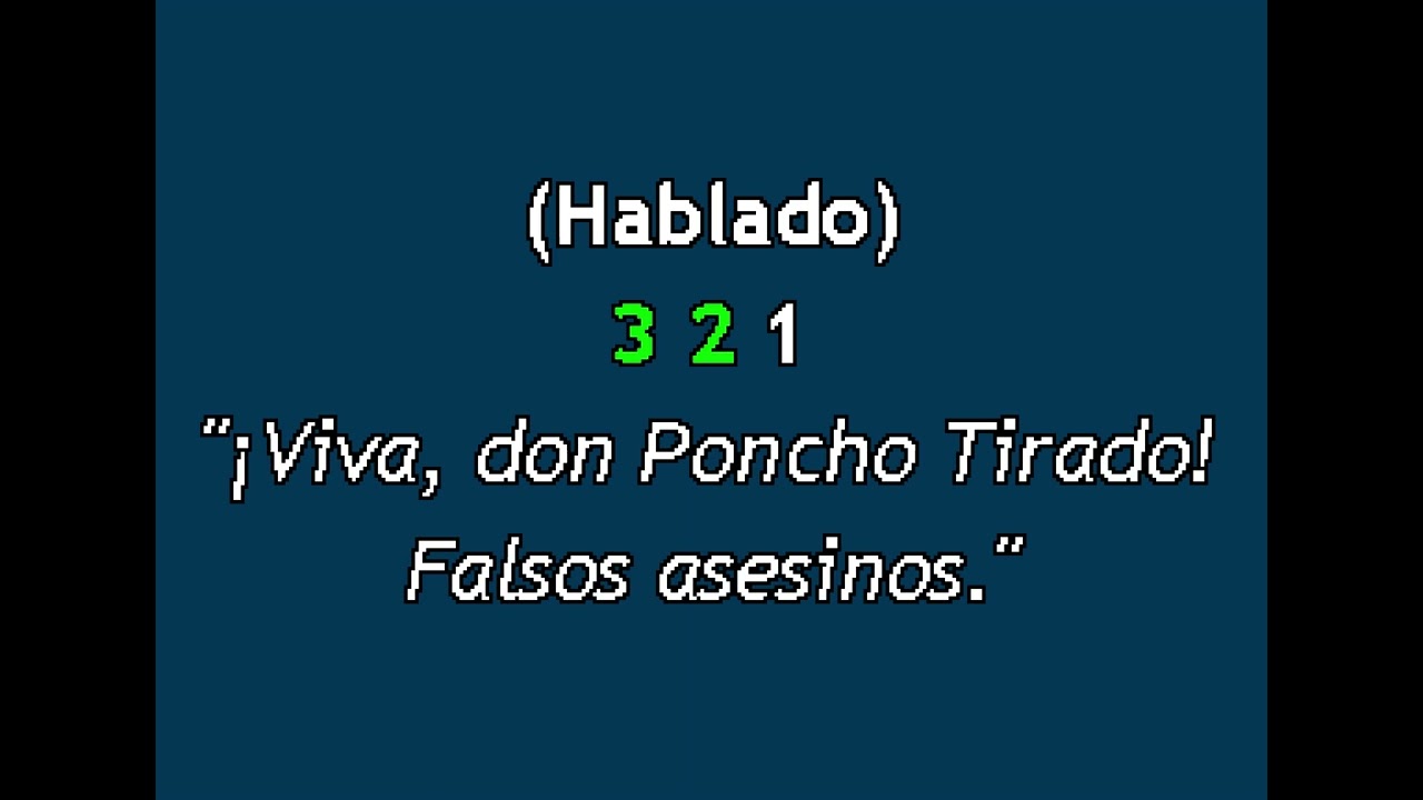 Antonio Aguilar - Poncho Tirado (karaoke)