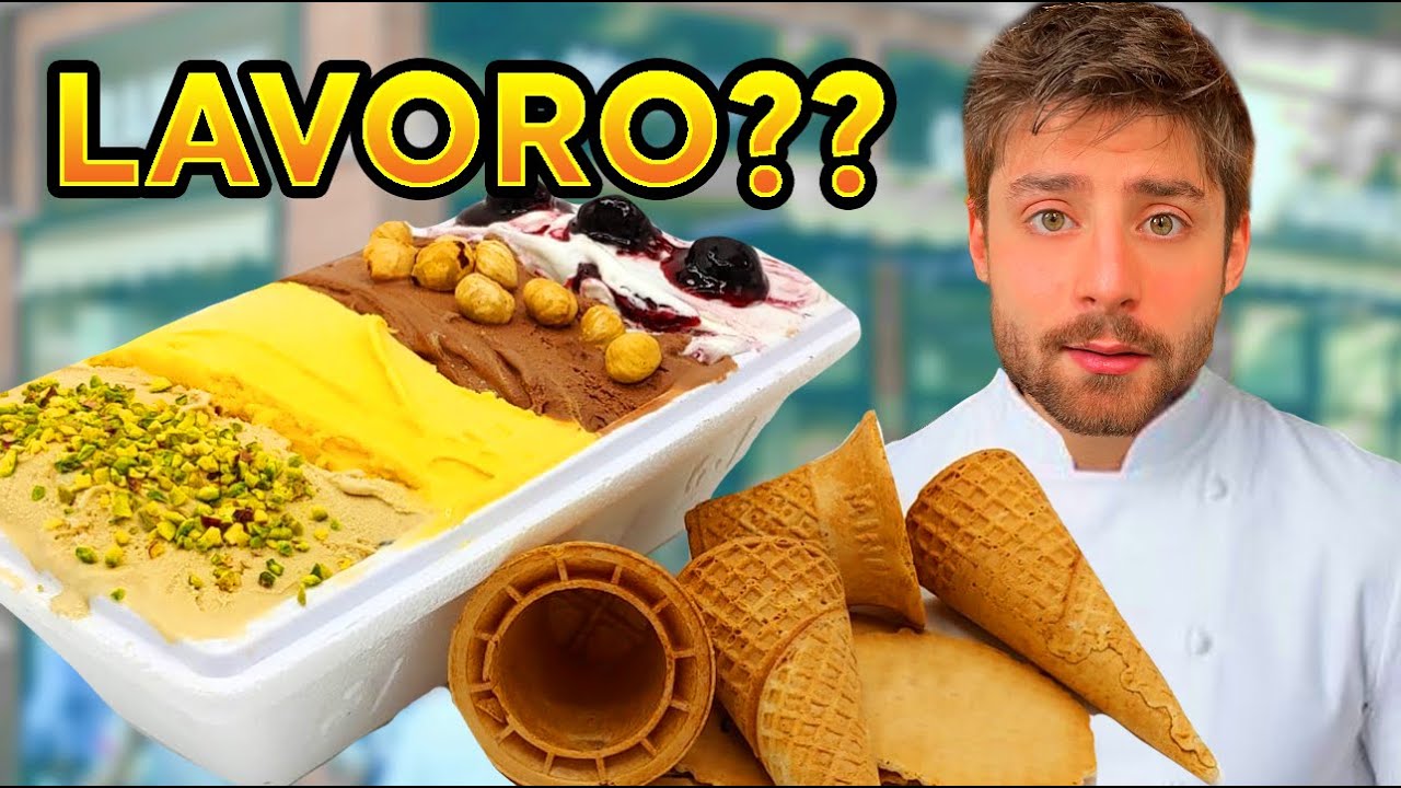 LAVORO un GIORNO in GELATERIA