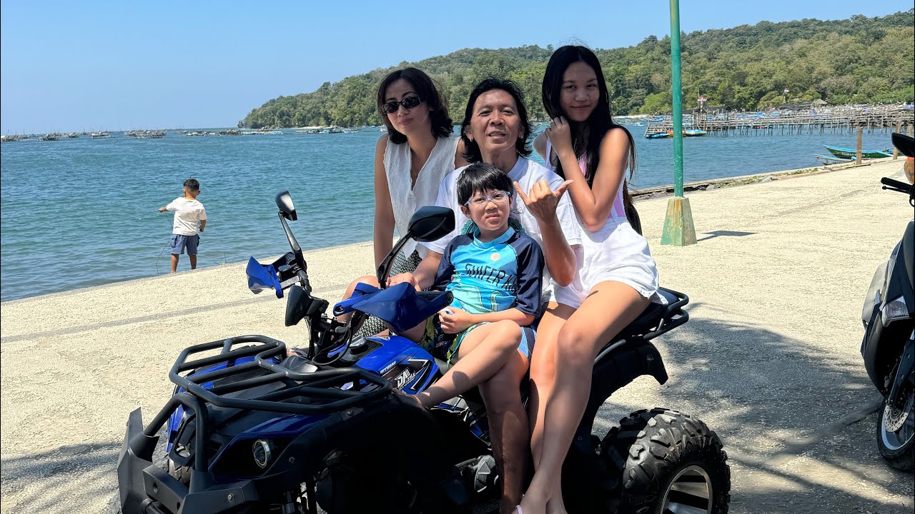 NAIK ATV KE PANTAI PANGANDARAN