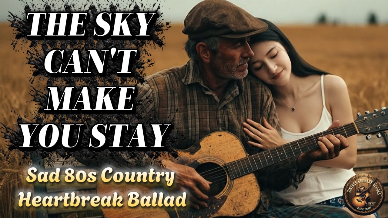 Sad 80s Country Heartbreak Ballad | The Sky Can't Make You Stay | Vintage Country Echoes🎸