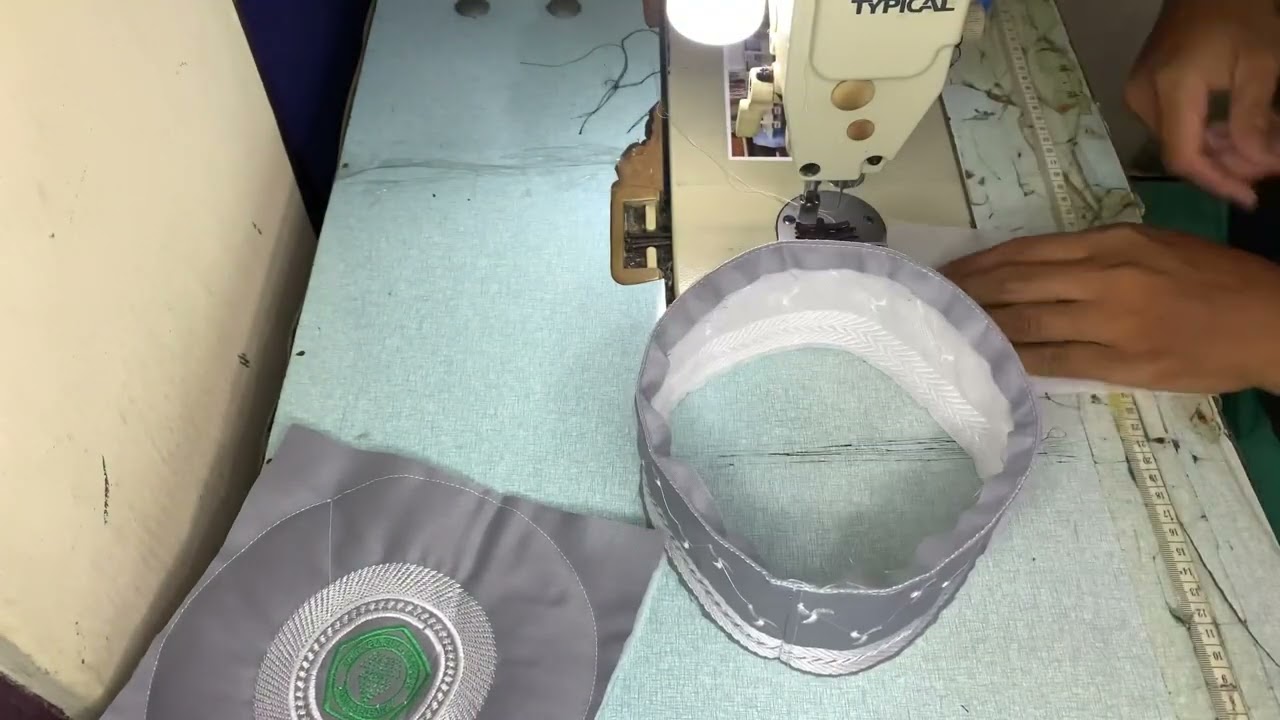 Jahit peci / kopiah bagi pemula