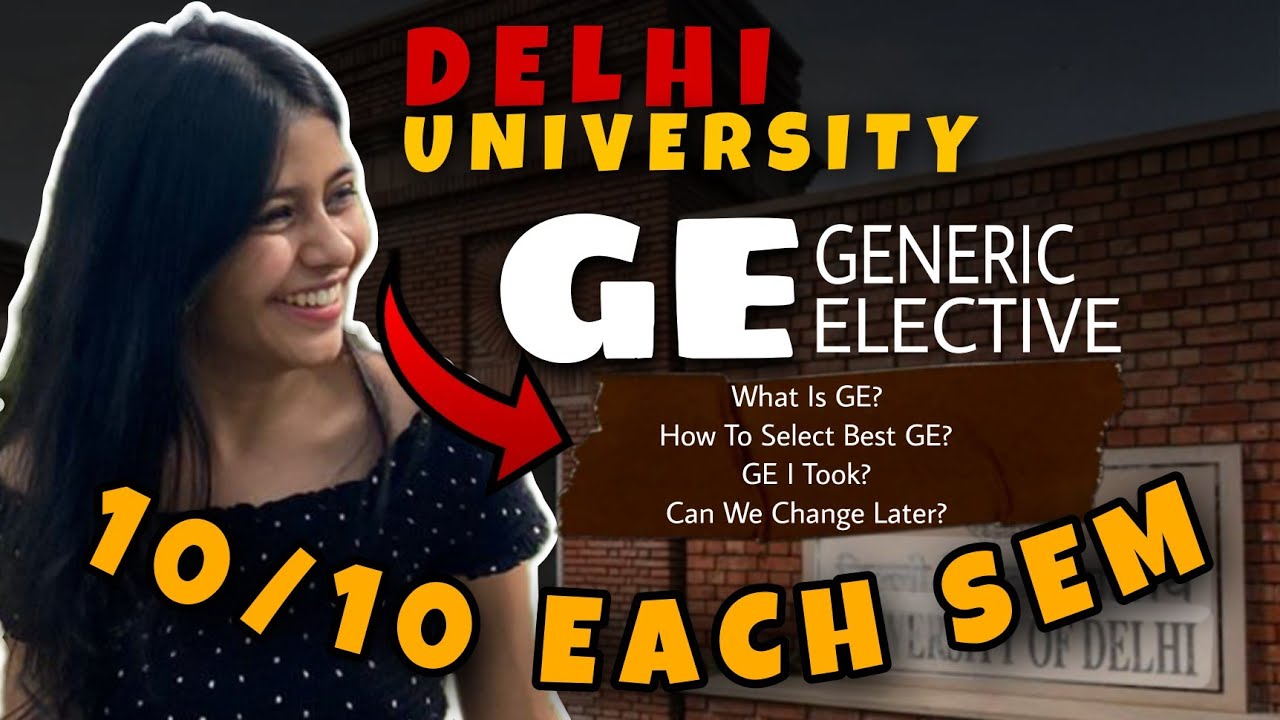 I Scored 10/10 Each Sem In This GE Subject | How To Select Best GE In DU 2023? DU Generic Elective