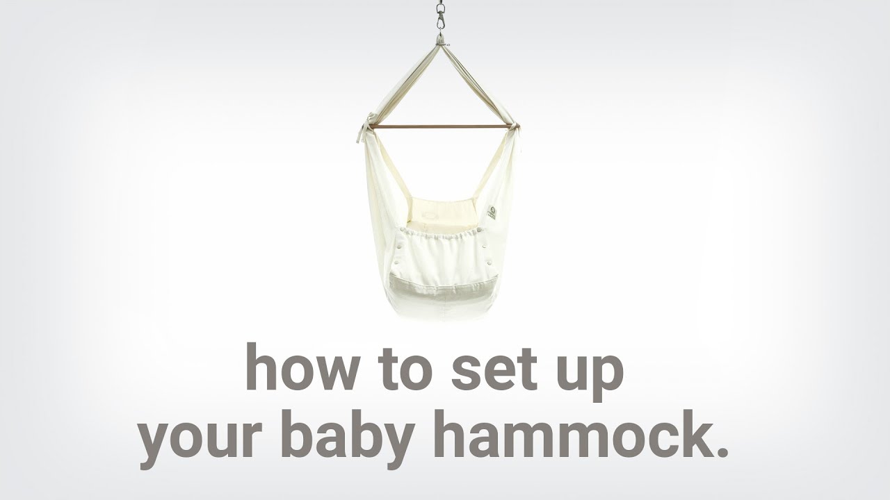 How to set up your Nature's Sway baby hammock
