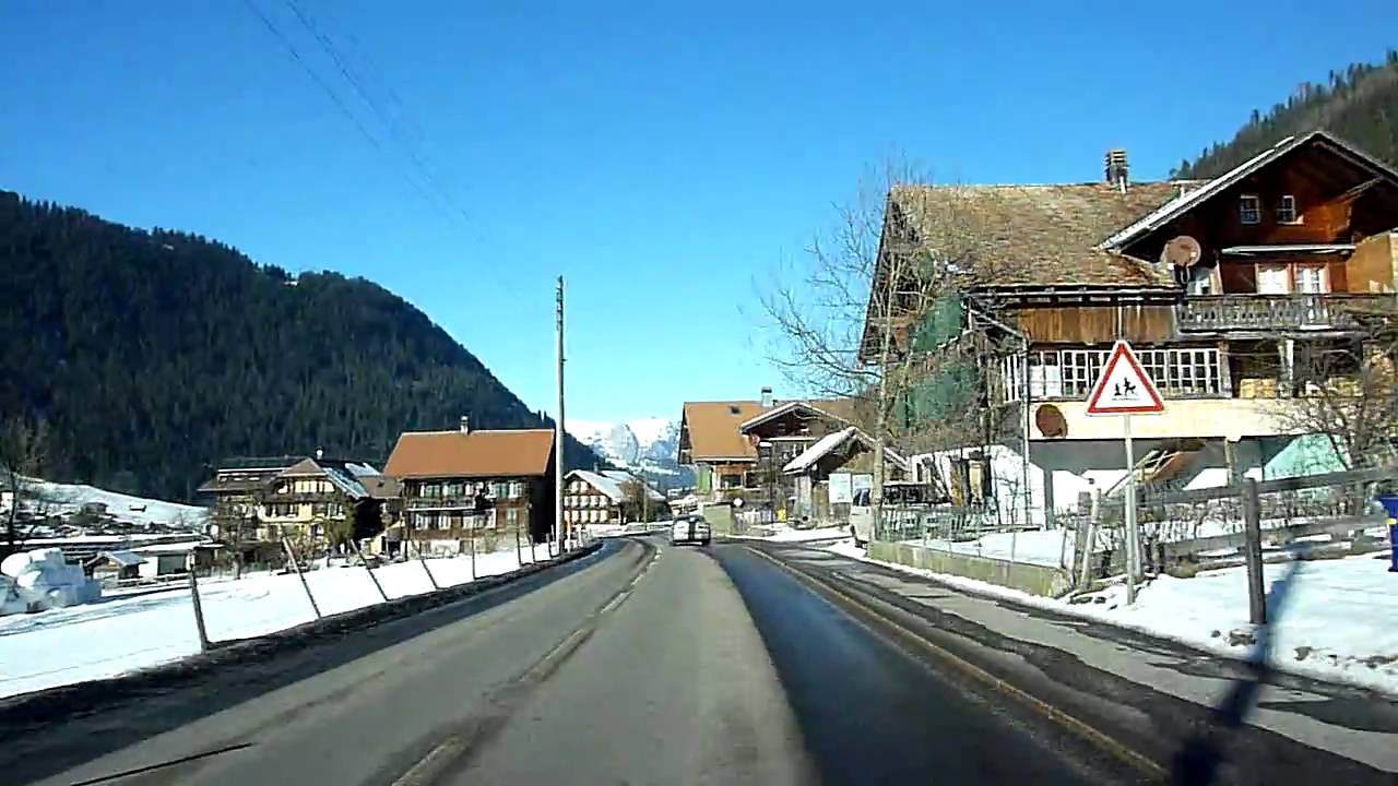 Switzerland 114 (Camera on board): Lenk (BE) - Zweisimmen by Simmental (St-Stefan)